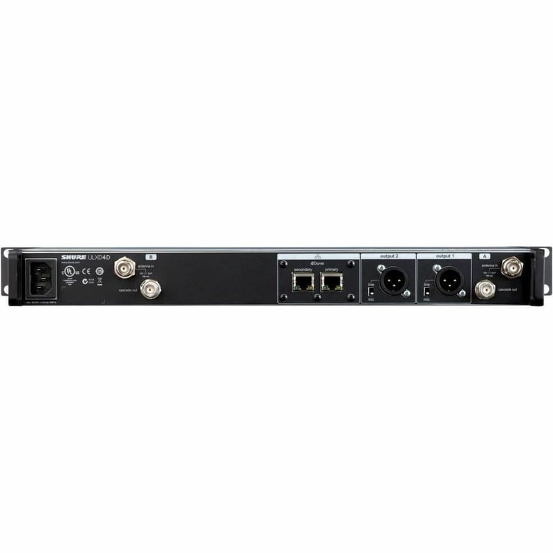 Shure ULXD4D-GV Dual-Channel Digital Wireless Receiver - Thumbnail 2