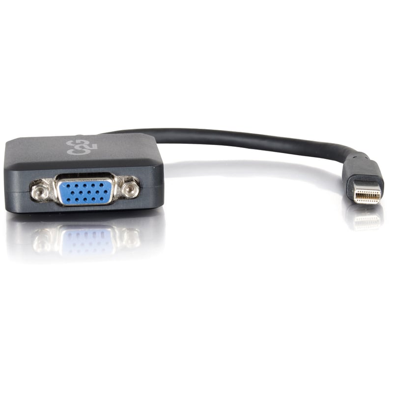 C2G Mini DisplayPort to VGA Adapter - 8in - Active - M/F - Thumbnail 2