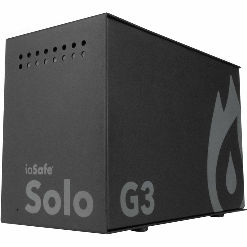 ioSafe Solo G3 Black Edition 6 TB Desktop Hard Drive - External - Black - Thumbnail 1