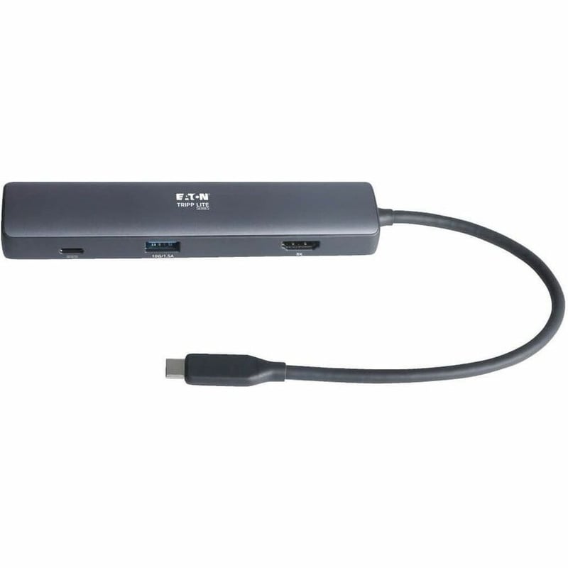 Eaton Tripp Lite Series USB-C Mini Dock and Multiport Adapter - 8K or 4K/144 Hz HDMI, USB 3.x Gen 2 (10Gbps) Hub Ports, 100W PD Charging, HDR, HDCP 2.3 - Thumbnail 2