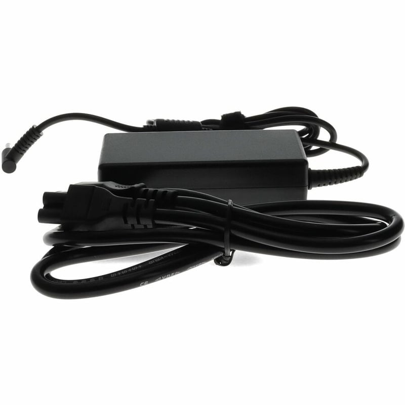 HP 710412-001 Compatible 65W 19V at 3.33A Black 4.5 mm x 3.0 mm Laptop Power Adapter and Cable - Thumbnail 2