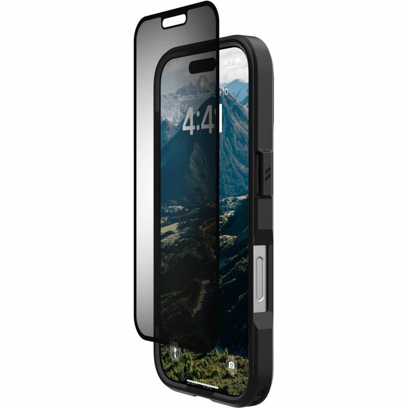 Urban Armor Gear Removable and Reusable Privacy Screen For iPhone 16 Pro - Tint Tinted - Thumbnail 3