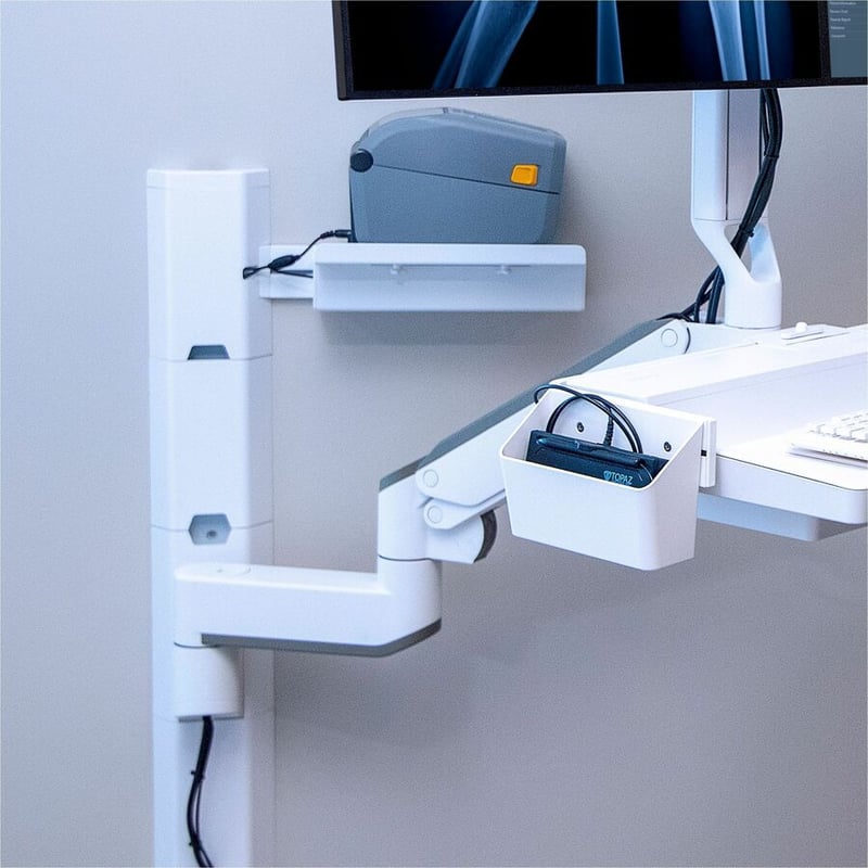 Ergotron CareFit Mounting Arm - White, Snow - Thumbnail 2