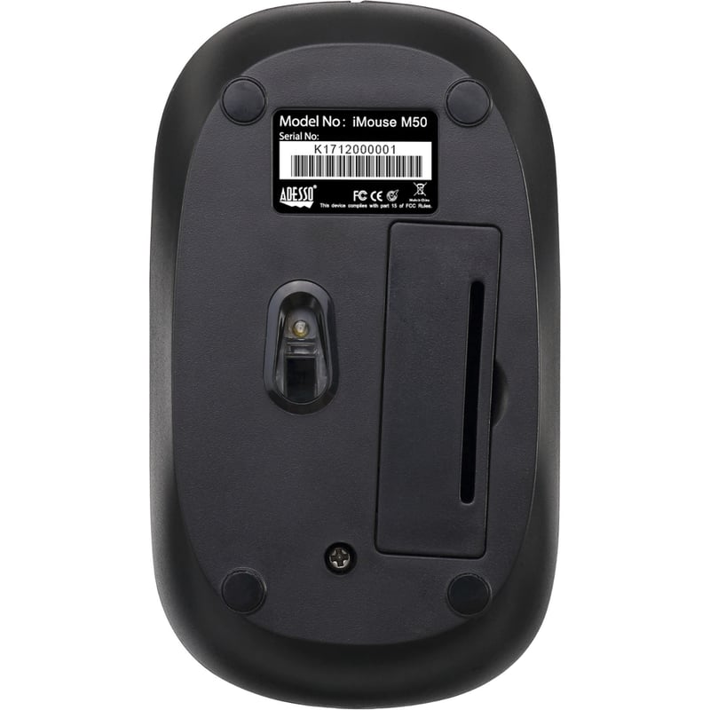 Adesso WKB-1100CB - Wireless Spill Resistant Mini Keyboard Mouse Combo - Thumbnail 4