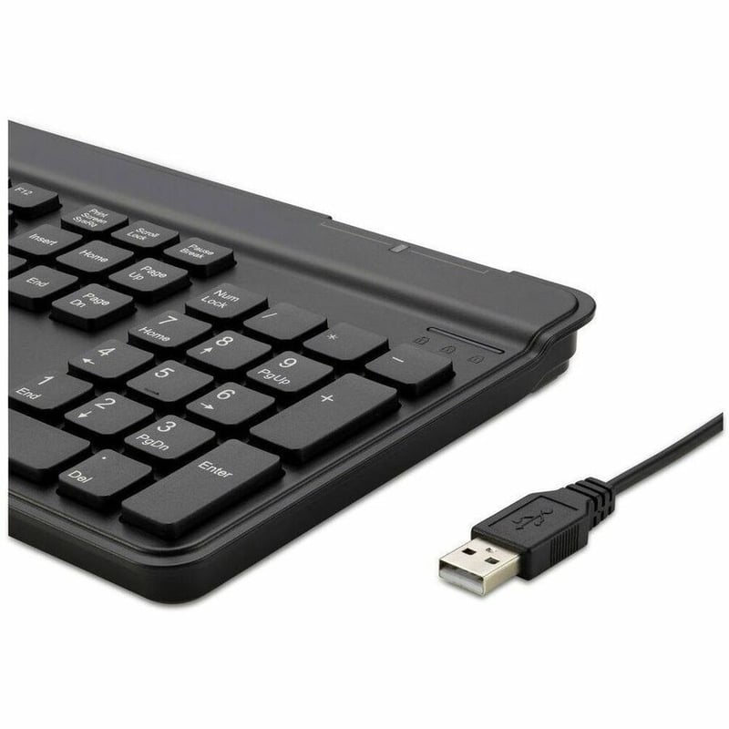 KB201C Simple Solutions™? Wired Keyboard with Smart Card Reader (CAC) - TAA - Thumbnail 2