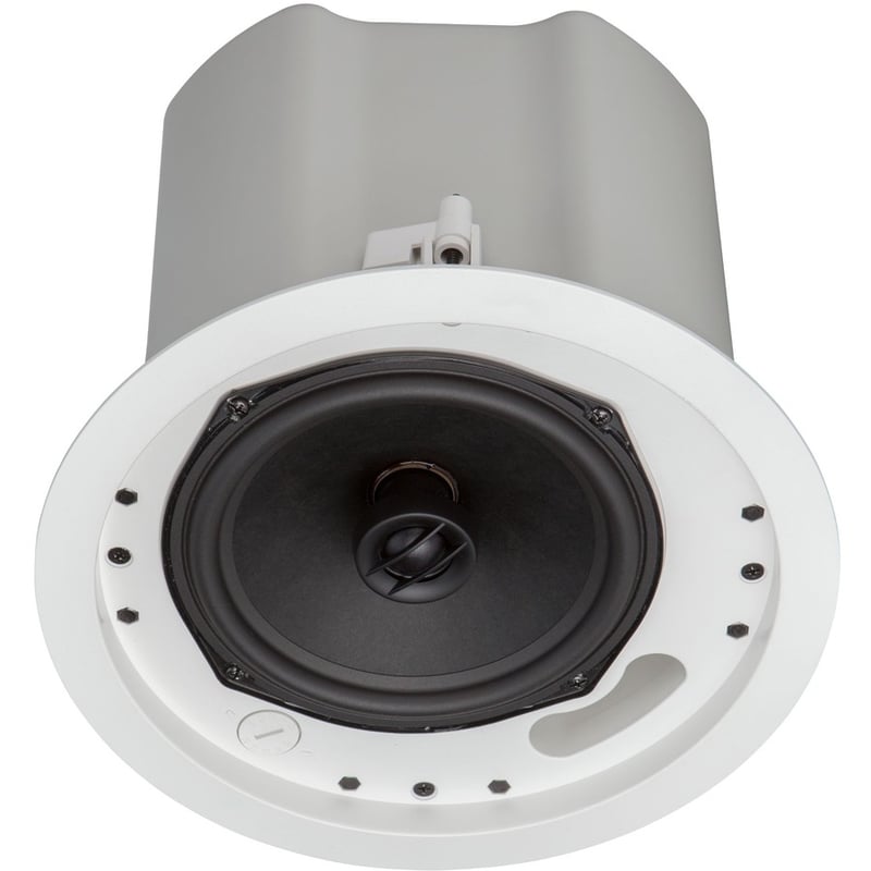 Crestron Saros ICI6T-W-T-EACH 2-way Flush Mount, Blind Mount, In-ceiling Speaker - 50 W RMS - White Textured - TAA Compliant - Thumbnail 2