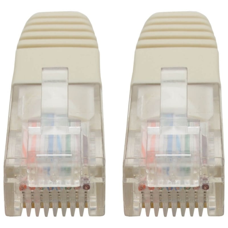 Eaton Tripp Lite Series Cat5e 350 MHz Molded (UTP) Ethernet Cable (RJ45 M/M), PoE - White, 10 ft. (3.05 m) - Thumbnail 3