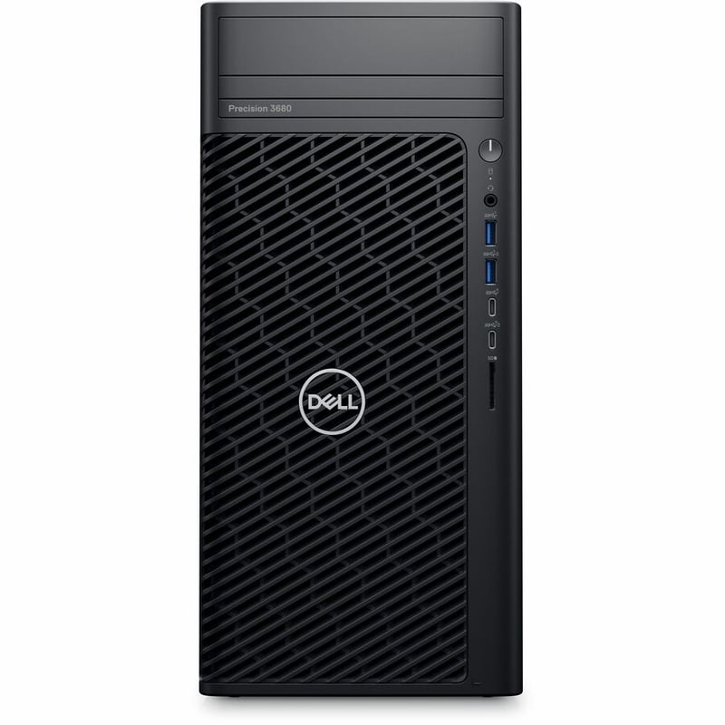 Dell Precision 3000 3680 Workstation - Core i5 14th Gen i5-14500 - vPro Technology - 16 GB - 512 GB SSD - Tower - Black - Thumbnail 3