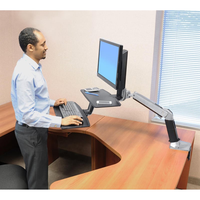 Ergotron Desktop Display Stand - 24" Screen Support - 20 lb Load Capacity - Thumbnail 2