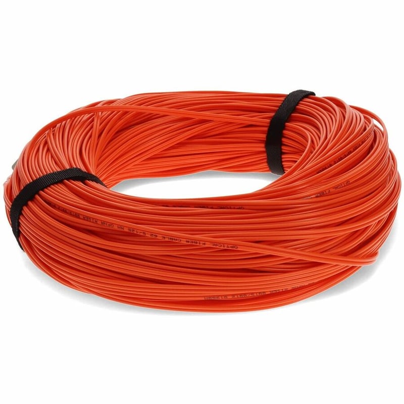 AddOn 100m LC to LC Orange OM1 Duplex OFNR (Riser-Rated) MMF Fiber Patch Cable - Thumbnail 3