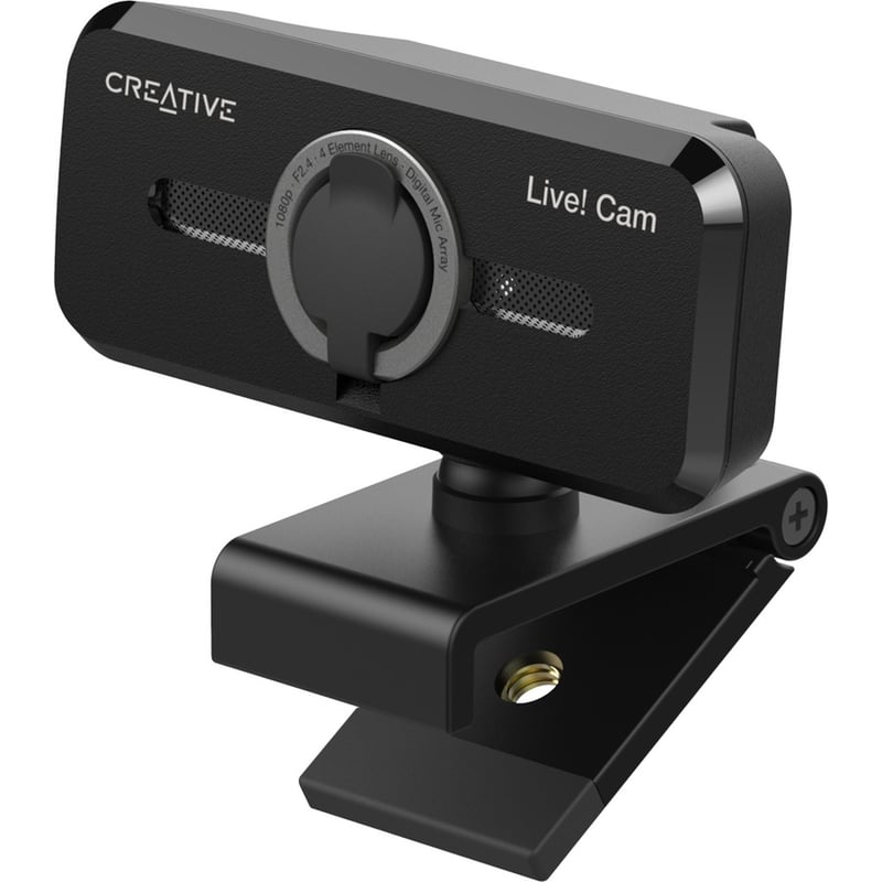Creative Live! Cam Sync 1080p V2 Webcam - 2 Megapixel - 30 fps - Black - USB 2.0 - 1 Pack(s) - Thumbnail 2