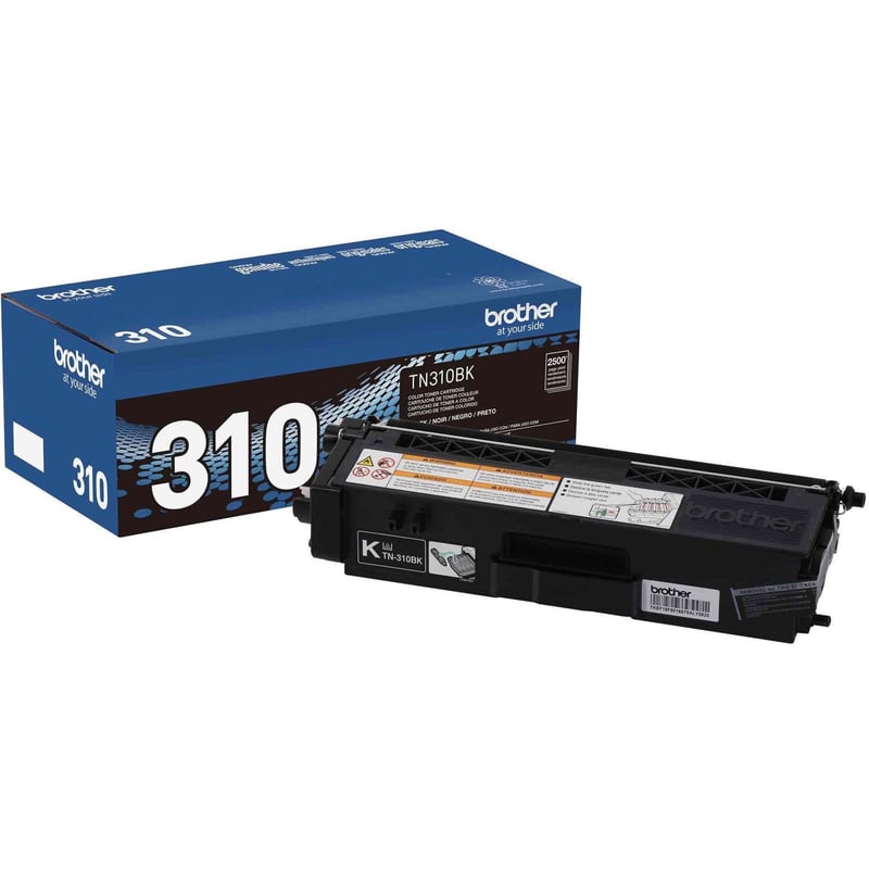 Brother Genuine TN310BK Black Toner Cartridge - Thumbnail 1