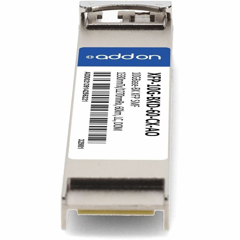 AddOn Calix&reg; Compatible TAA 10GBase-BX XFP Transceiver (SMF, 1330nmTx/1270nmRx, 60km, LC, DOM) - Thumbnail 4