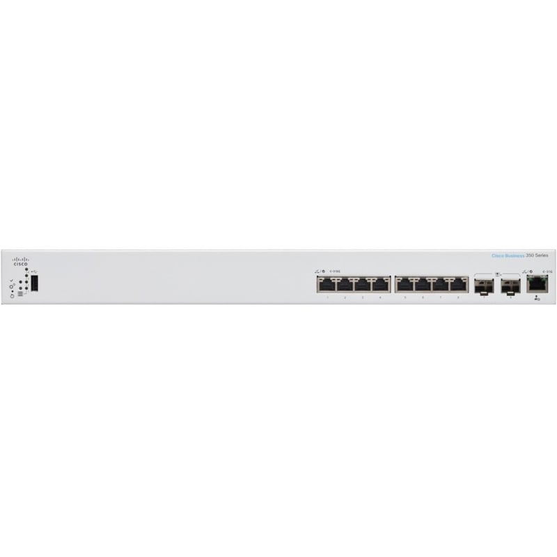 CBS350 MANAGED 8-PORT 10GE, 2X10G SFP+ SHARED REMANUFACTURED - Thumbnail 1