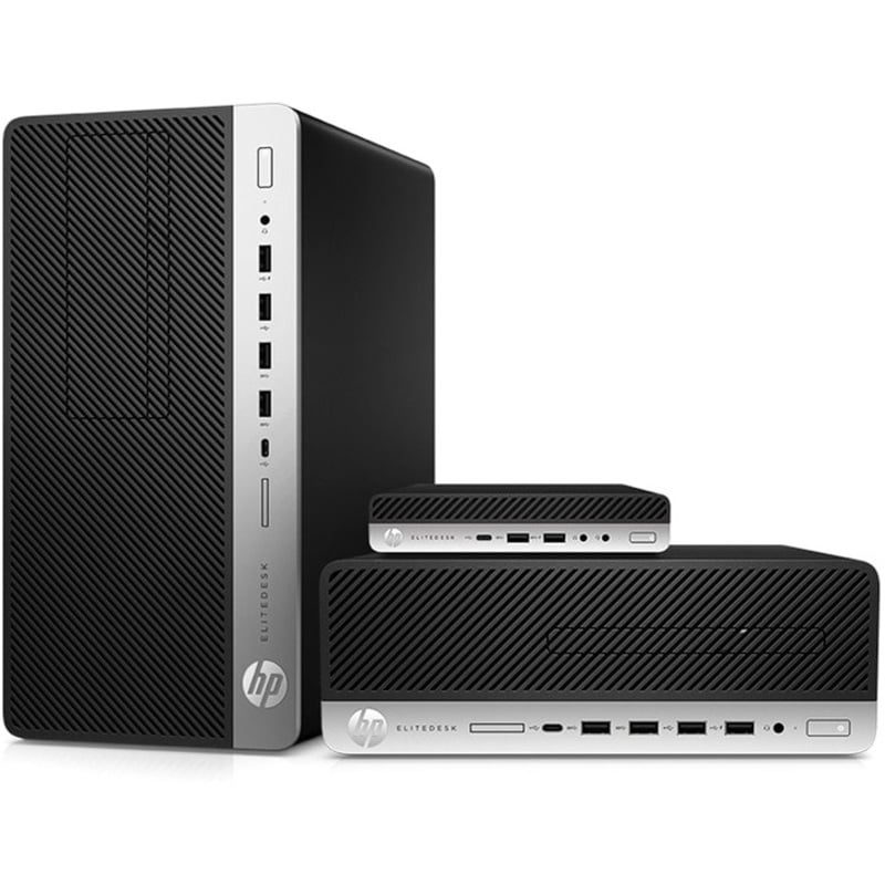 HP EliteDesk 705 G5 Desktop Computer - AMD Ryzen 5 PRO 2nd Gen 3400G - 16 GB RAM DDR4 SDRAM - 512 GB SSD - Desktop Mini - Thumbnail 2