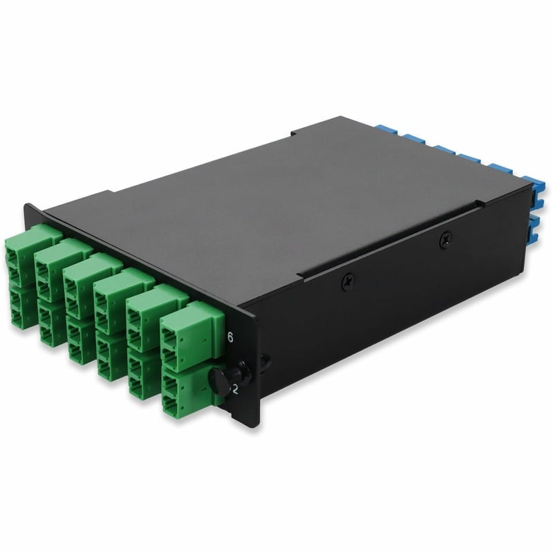ADDON 4-BAY CASSETTE 24-FIBER 12 DUPLEX CS IN, 12 ALC DUPLEX OUT, SINGLE-MODE DU - Thumbnail 1