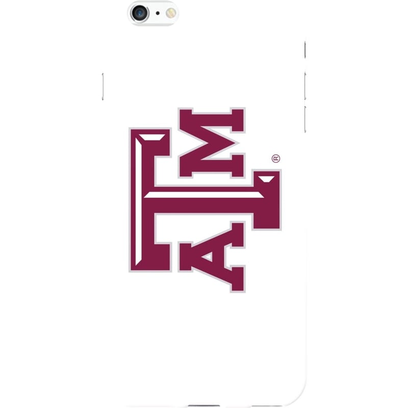 OTM iPhone 6 Plus White Glossy Classic Case Texas A&M University - Thumbnail 1