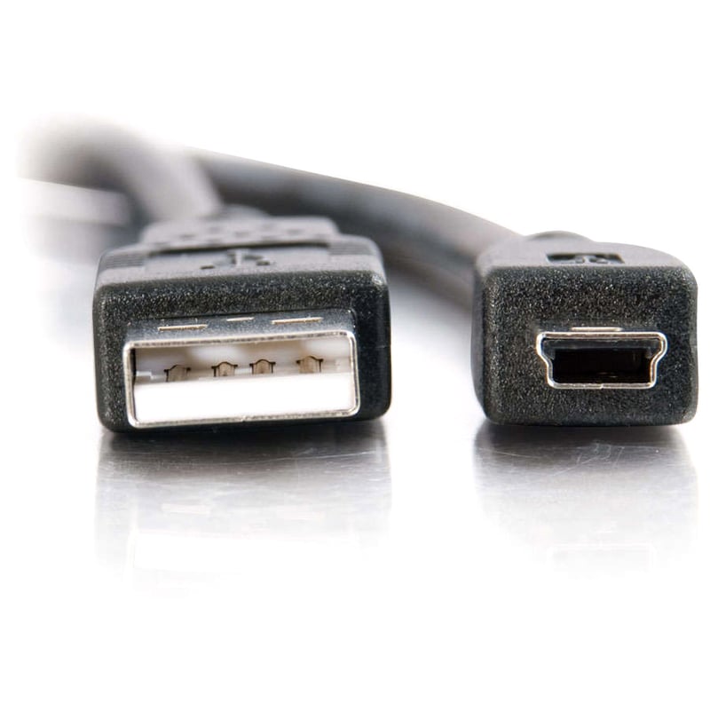 C2G 1m (3ft) USB Cable - USB A to Mini B - M/M - Thumbnail 3
