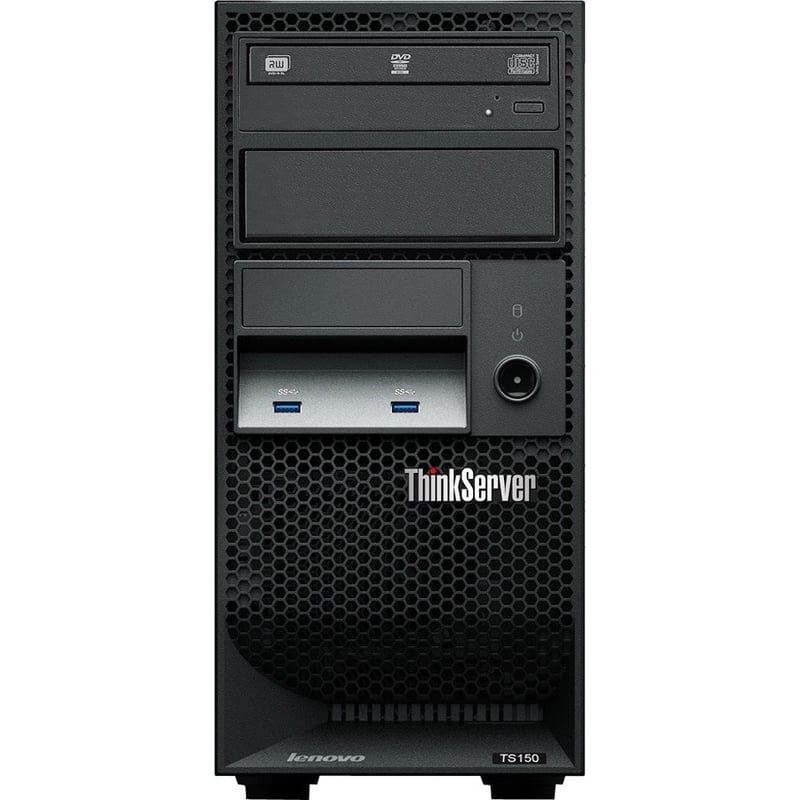 Lenovo ThinkServer TS150 70LWS00F00 Tower Server - 1 Xeon E3-1280 v5 3.70 GHz - 64 GB RAM - 2 TB HDD - (2 x 1TB) HDD Configuration - 960 GB SSD - (2 x 480GB) SSD Configuration - Serial Attached SCSI (SAS), Serial ATA Controller - Thumbnail 4
