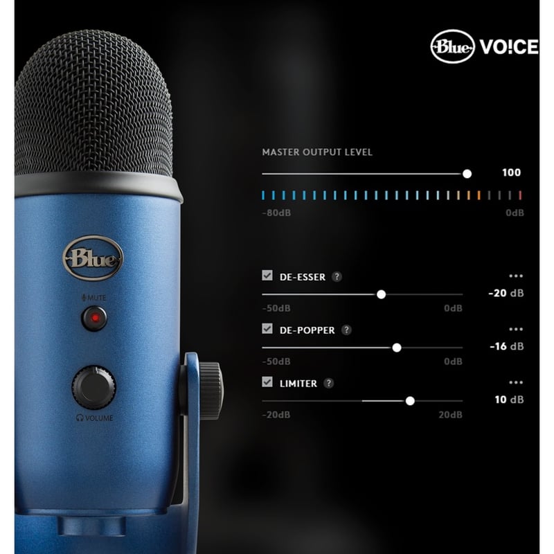 Blue Yeti Wired Condenser Microphone - Thumbnail 4