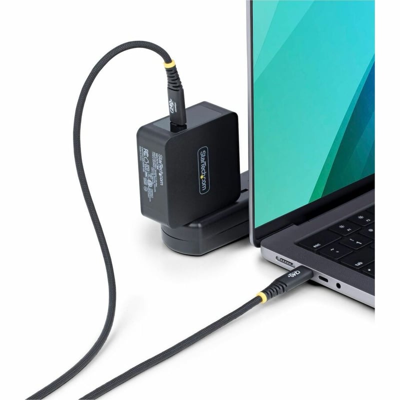 USB-C CABLE USB-IF CERTIFIED 240W PD/SILICONE JACKET/RUGGED - Thumbnail 5
