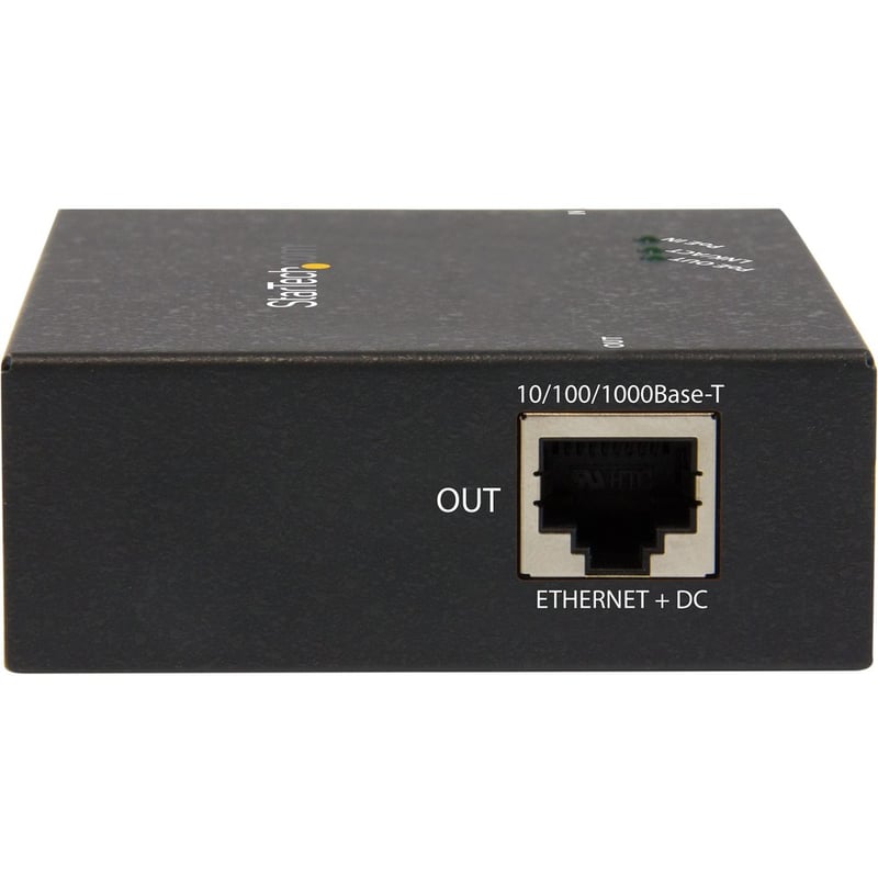 StarTech.com 1 Port Gigabit PoE+ Extender - 802.3at and 802.3af - 100 m (330 ft) - Power over Ethernet Extender - PoE Repeater Network Extender - Thumbnail 2