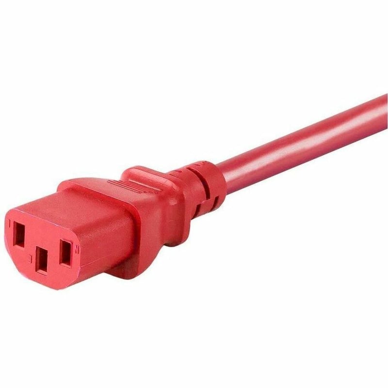 MONOPRICE 2FT 18AWG RED POWER CORD CABLE - Thumbnail 5