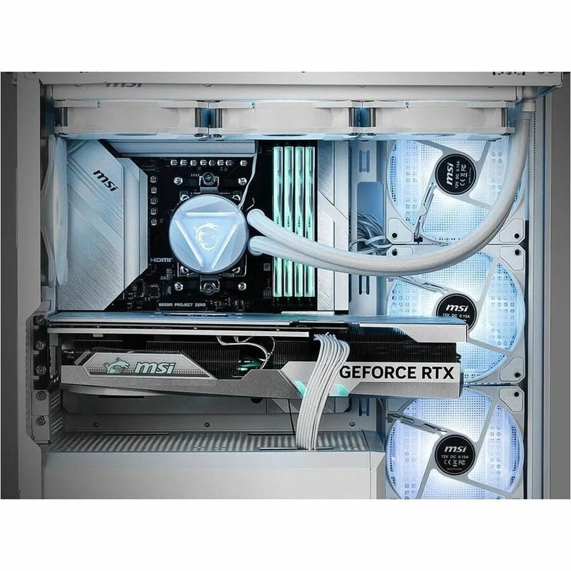 MSI B650M PROJECT ZERO AM5 MICRO-ATX MOTHERBOARD