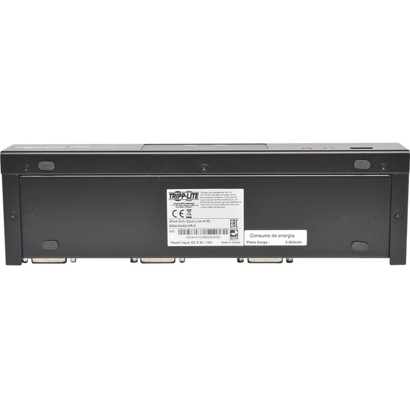 Eaton Tripp Lite Series 2-Port DVI Dual-Link / USB KVM Switch with Audio and Cables, TAA - Thumbnail 3