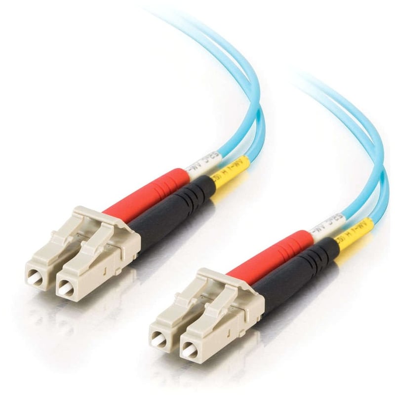 3M 10GB FIBER OPTIC PATCH CABLE LC/LC 50/125 MMF DUPLEX PVC - Thumbnail 2