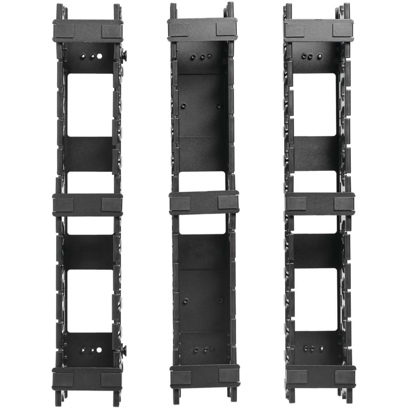 Tripp Lite by Eaton SmartRack 3-in. (7.62 cm) Wide High Capacity Vertical Cable Manager - Double finger duct - Thumbnail 3