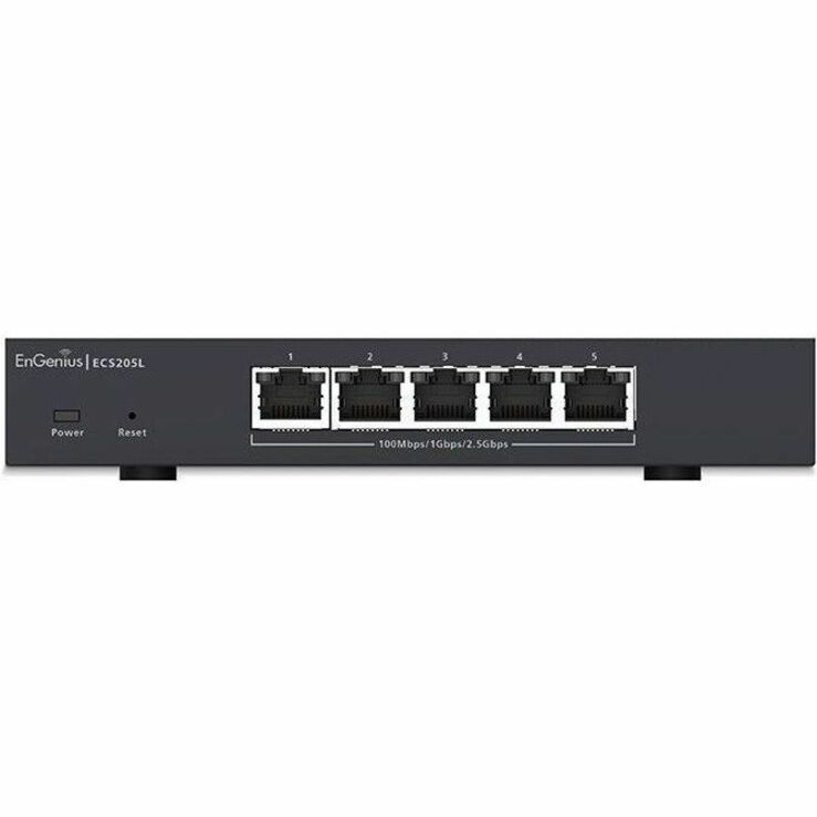 ENGENIUS CLOUD SWITCH ECS205L COMPACT L2 5 X 2.5G PORT SWITCH - Thumbnail 3