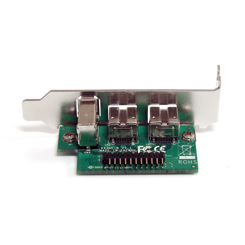 StarTech.com 3 Port 2b 1a 1394 Mini PCI Express FireWire Card Adapter - Thumbnail 4