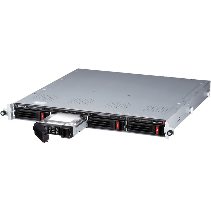 BUFFALO TeraStation 5420 4-Bay 64TB (4x16TB) Business Rackmount NAS Storage Hard Drives Included - Thumbnail 2