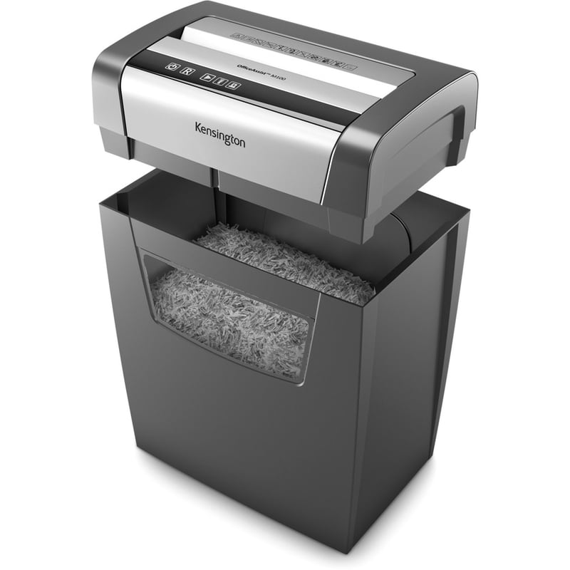 Kensington OfficeAssist Shredder M100 Anti-Jam Cross Cut - Thumbnail 2