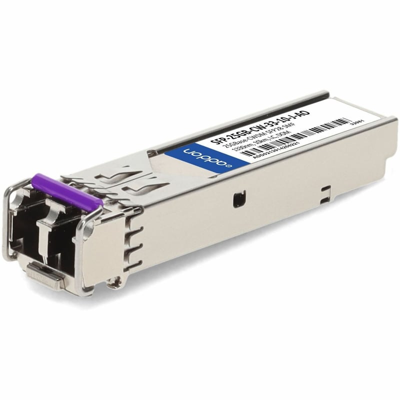 AddOn Juniper Networks® Compatible TAA 25GBase-CWDM SFP28 Transceiver (SMF, 1330nm, 10km, LC, DOM) - Thumbnail 1