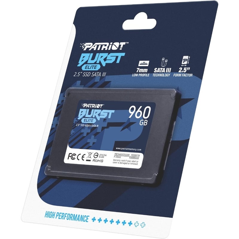 PATRIOT BURST ELITE 960GB SATA3 SSD 2.5 - Thumbnail 4