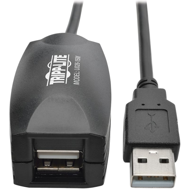 Tripp Lite by Eaton USB 2.0 Active Extension Repeater Cable (A M/F) 15M (49.21 ft.) - Thumbnail 2