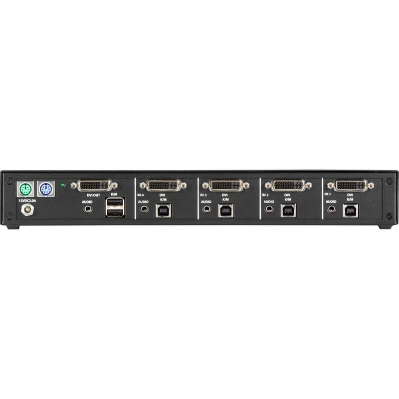 Black Box NIAP 3.0 Secure 4-Port Single-Head DVI-I KVM Switch - Thumbnail 3