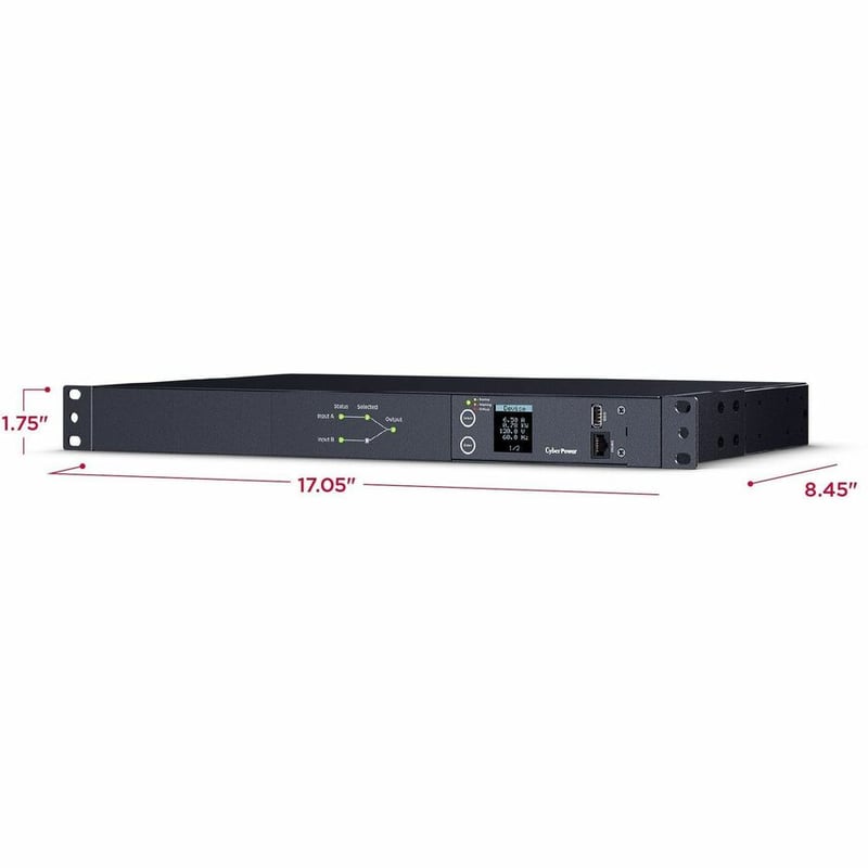 CyberPower Switched ATS PDU PDU24005 10-Outlets PDU - Thumbnail 3