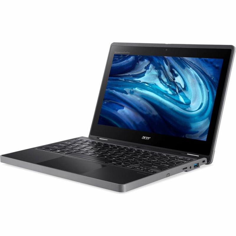 Acer TravelMate Spin B3 B311RN-33 TMB311RN-33-C0JS 11.6" Touchscreen Convertible 2 in 1 Notebook - WXGA - Intel N100 - 4 GB - 128 GB SSD - Black - Thumbnail 5