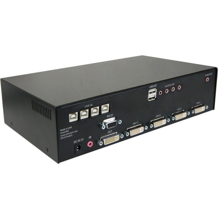 SmartAVI DVNET-4P: 4Ã1 DVI-D/USB2.0/Audio Switch - Thumbnail 2