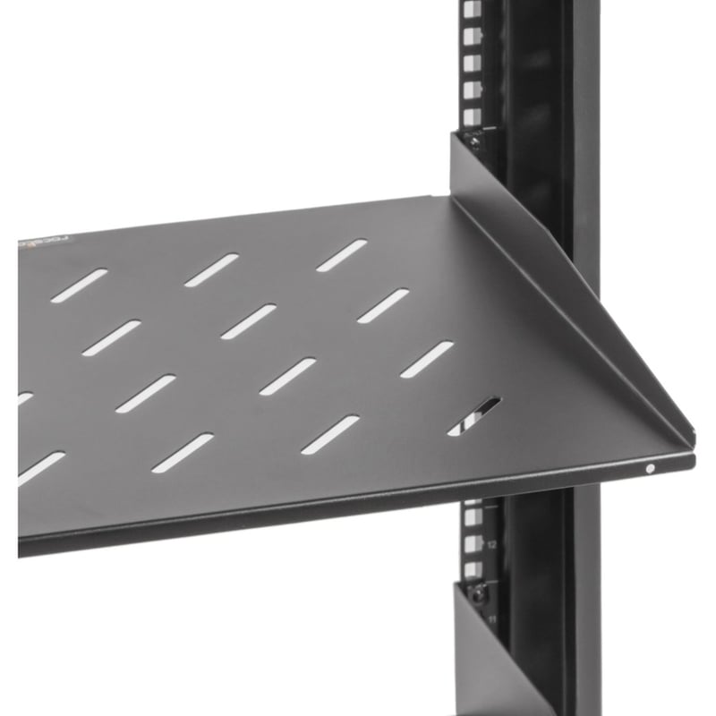 Rocstor 1U Universal Vented Rack Mount Shelf - Thumbnail 3