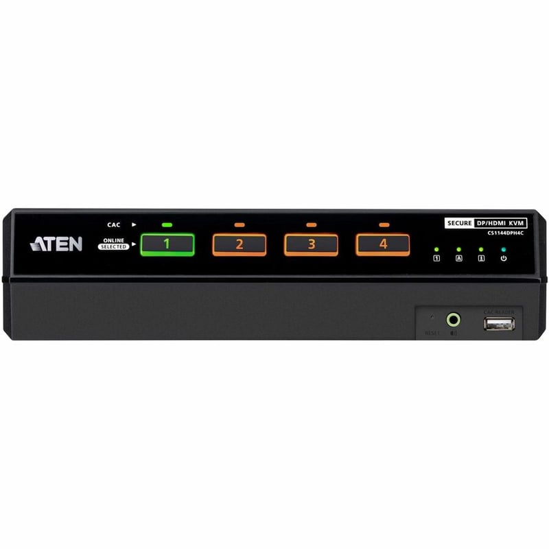 4-PORT DUAL DISPLAY UNIVERSAL SECURE KVM PP4.0 (HDMI / - Thumbnail 2
