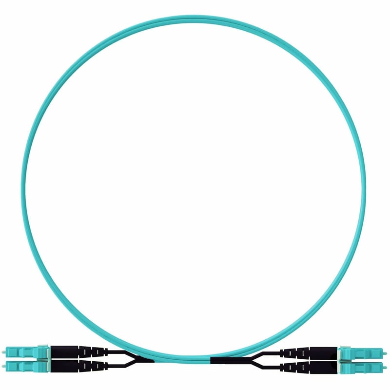 Panduit OM4+ 2f 1.6mm PC OFNP LC Key H / LC Key H Std Polarity Ult IL AQ Jacket 7m - Thumbnail 1