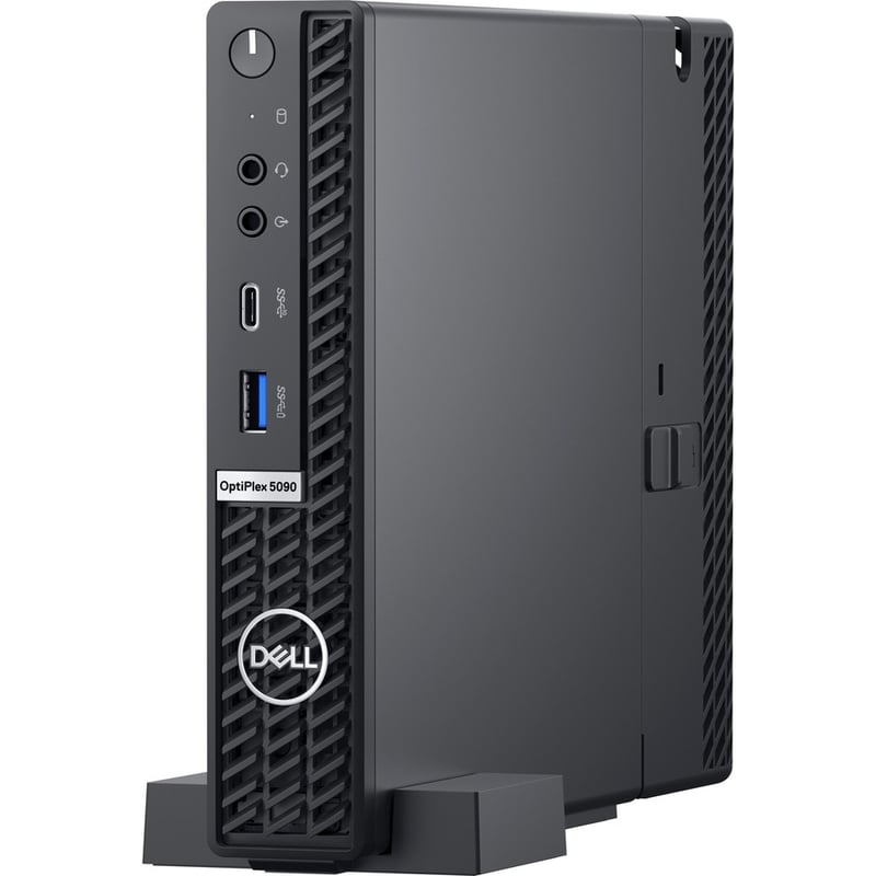 Dell OptiPlex 5000 5090 Desktop Computer - Intel Core i5 10th Gen i5-10500T Hexa-core (6 Core) 2.30 GHz - 16 GB RAM DDR4 SDRAM - 256 GB M.2 PCI Express NVMe 3.0 x4 SSD - Micro PC - Black