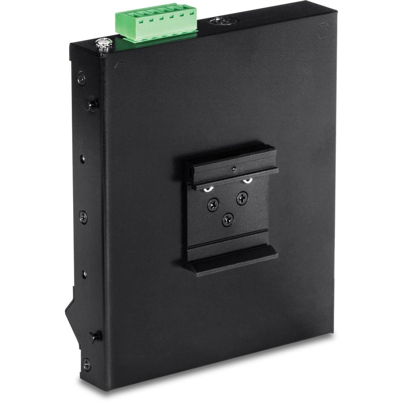 TRENDnet 5-Port Industrial Gigabit Poe+ Wall-Mounted Front Access Switch; 5X Gigabit Poe+ Ports; DIN-Rail Mount; 48 ?57V DC Power Input; IP30; 120W Poe Budget;Lifetime Protection; TI-PG50F - Thumbnail 2