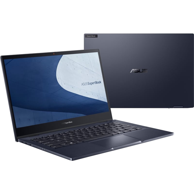 Asus ExpertBook B5 Flip B5302 B5302FEA-XH75T 13.3" Touchscreen Rugged Convertible 2 in 1 Notebook - Full HD - Intel Core i7 11th Gen i7-1165G7 - 16 GB - 1 TB SSD - Star Black - Thumbnail 1