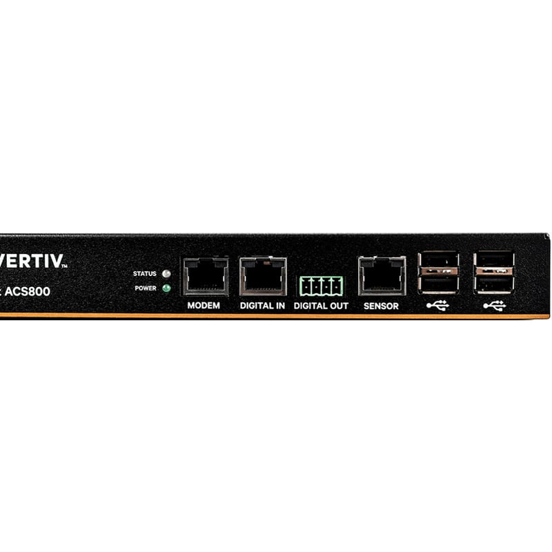 Vertiv Avocent ACS800 - 4-PortSerial Console with external AC/DC Power Brick - US Power Cord - Thumbnail 3