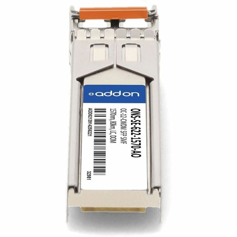 AddOn Cisco® ONS-SE-622-1570 Compatible TAA OC-12-CWDM SFP Transceiver (SMF, 1570nm, 40km, LC, DOM) - Thumbnail 4